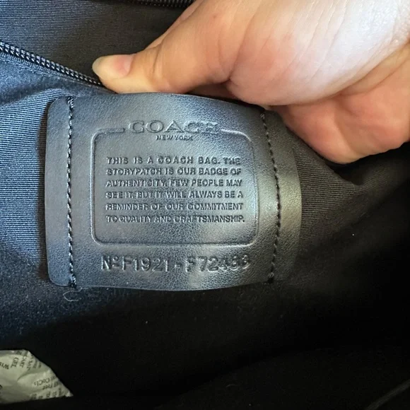 NWT!Rare! Coach F72483 Men's Houston Backpack In Signature Canvas Mahogany Black